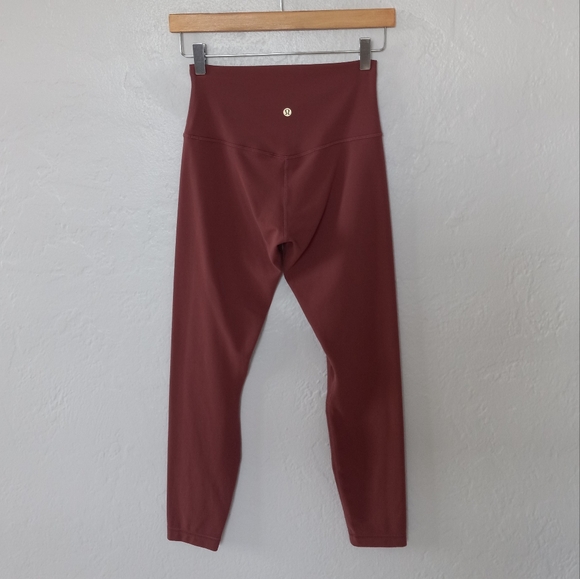 Lululemon Lunar New Year Align High Rise Pant 25" Smoky Red Nulu 6 - Picture 6 of 14